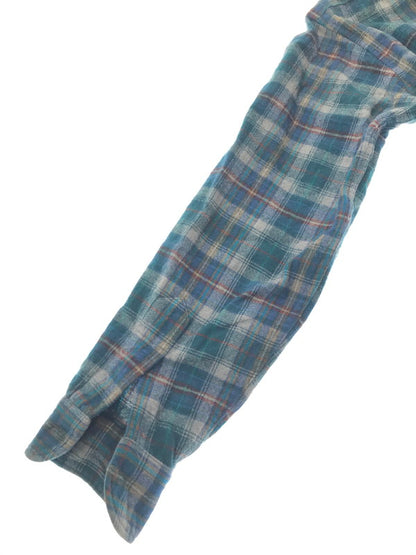 【中古品】【メンズ】 PENDLETON ペンドルトン 70'S USA WOOL CHECK L/S SHIRT 70年代 USA製 ウール チェック 長袖 シャツ トップス 146-261026-ty-14-tagh サイズ：S カラー：ブルー/グリーン 万代Net店