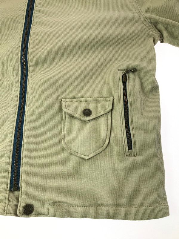 【中古品】【メンズ】 HYSTERIC GLAMOUR ヒステリックグラマー SEMI-DOUBLE RIDER JACKET 0131AB04 セミダブルライダースジャケット アウター 168-261025-na-01-tagh サイズ：F カラー：ベージュ 万代Net店