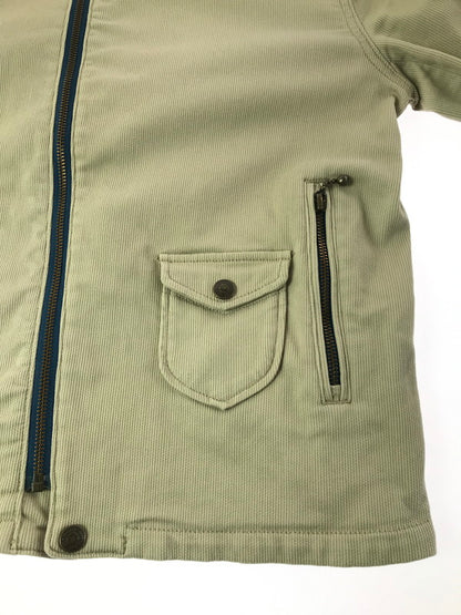 【中古品】【メンズ】 HYSTERIC GLAMOUR ヒステリックグラマー SEMI-DOUBLE RIDER JACKET 0131AB04 セミダブルライダースジャケット アウター 168-261025-na-01-tagh サイズ：F カラー：ベージュ 万代Net店