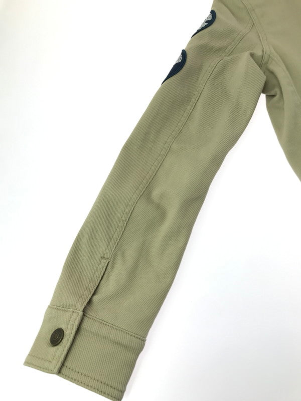 【中古品】【メンズ】 HYSTERIC GLAMOUR ヒステリックグラマー SEMI-DOUBLE RIDER JACKET 0131AB04 セミダブルライダースジャケット アウター 168-261025-na-01-tagh サイズ：F カラー：ベージュ 万代Net店