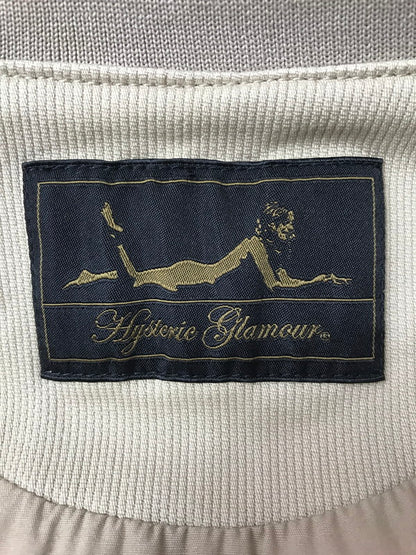 【中古品】【メンズ】 HYSTERIC GLAMOUR ヒステリックグラマー SEMI-DOUBLE RIDER JACKET 0131AB04 セミダブルライダースジャケット アウター 168-261025-na-01-tagh サイズ：F カラー：ベージュ 万代Net店