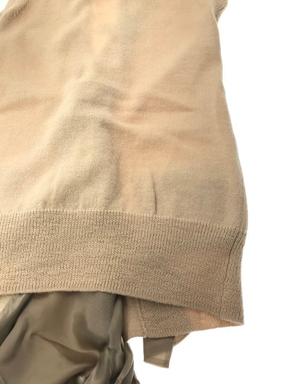 【現状渡し品】【レディース】 SACAI サカイ 10AW RUFFLE LAYERED LONG KNIT VEST 10-01255 2010年秋冬 フリル レイヤード ロング ニット ベスト トップス 168-261026-ty-20-tagh サイズ：1 カラー：ベージュ 万代Net店