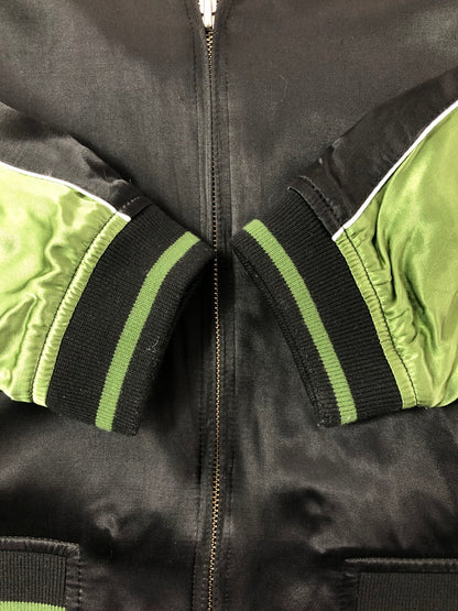 【中古品】【メンズ】 KON-JAKU 今昔 REVERSIBLE SOUVENIR JACKET リバーシブル スーベニア ジャケット スカジャン アウター 145-261024-na-11-tagh サイズ：XL カラー：ブラック/グリーン 万代Net店