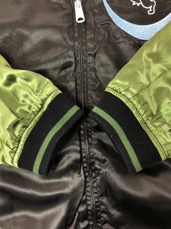 【中古品】【メンズ】 KON-JAKU 今昔 REVERSIBLE SOUVENIR JACKET リバーシブル スーベニア ジャケット スカジャン アウター 145-261024-na-11-tagh サイズ：XL カラー：ブラック/グリーン 万代Net店