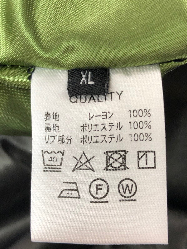 【中古品】【メンズ】 KON-JAKU 今昔 REVERSIBLE SOUVENIR JACKET リバーシブル スーベニア ジャケット スカジャン アウター 145-261024-na-11-tagh サイズ：XL カラー：ブラック/グリーン 万代Net店