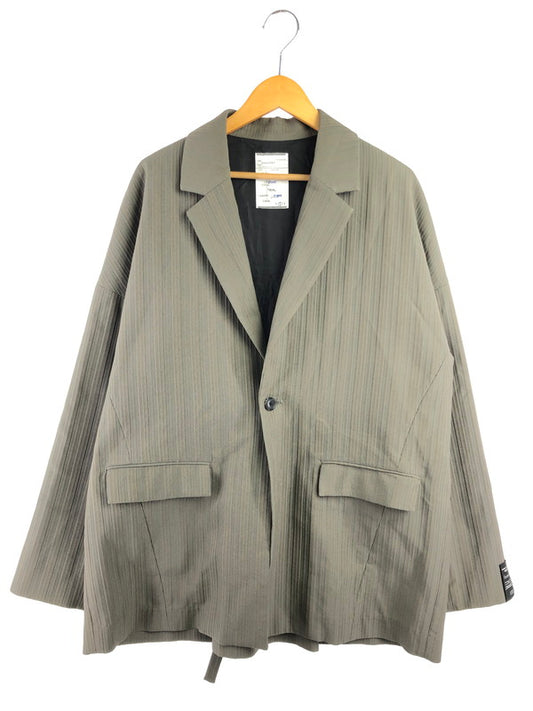 【中古品】【メンズ】 SHAREEF シャリーフ OVERSIZE TUCK TAILORED JACKET 17311002 オーバーサイズ タック テーラード ジャケット アウター 140-261020-ty-19-tagh サイズ：2 カラー：グレー系 万代Net店