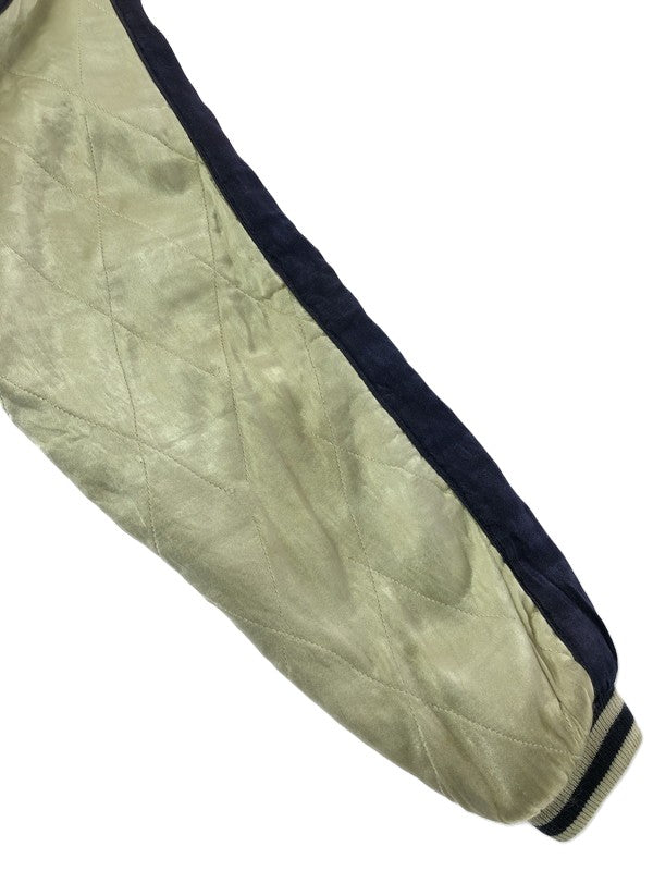 【現状渡し品】【メンズ】 CROPPED HEADS クロップドヘッズ SOUVENIR JACKET スーベニア ジャケット スカジャン アウター 145-261024-na-12-tagh サイズ：L カラー：ネイビー/ホワイト 万代Net店