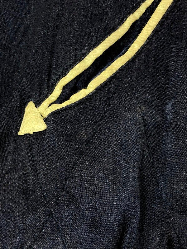 【現状渡し品】【メンズ】 CROPPED HEADS クロップドヘッズ SOUVENIR JACKET スーベニア ジャケット スカジャン アウター 145-261024-na-12-tagh サイズ：L カラー：ネイビー/ホワイト 万代Net店