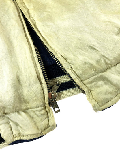 【現状渡し品】【メンズ】 CROPPED HEADS クロップドヘッズ SOUVENIR JACKET スーベニア ジャケット スカジャン アウター 145-261024-na-12-tagh サイズ：L カラー：ネイビー/ホワイト 万代Net店