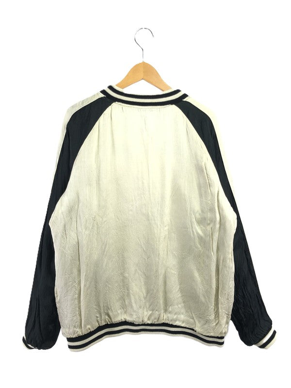 【現状渡し品】【メンズ】 CROPPED HEADS クロップドヘッズ SOUVENIR JACKET スーベニア ジャケット スカジャン アウター 145-261024-na-12-tagh サイズ：L カラー：ネイビー/ホワイト 万代Net店