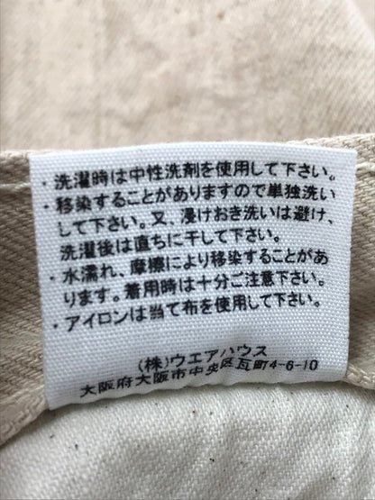 【中古品】【メンズ】 WAREHOUSE ウエアハウス 66MODEL MOTHER COTTON LOT:224 66モデル マザー コットン パンツ ボトムス 156-261023-ty-10-tagh サイズ：W31/L30 カラー：ベージュ 万代Net店