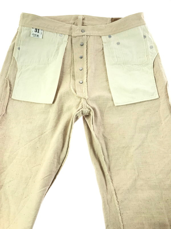 【中古品】【メンズ】 WAREHOUSE ウエアハウス 66MODEL MOTHER COTTON LOT:224 66モデル マザー コットン パンツ ボトムス 156-261023-ty-10-tagh サイズ：W31/L30 カラー：ベージュ 万代Net店