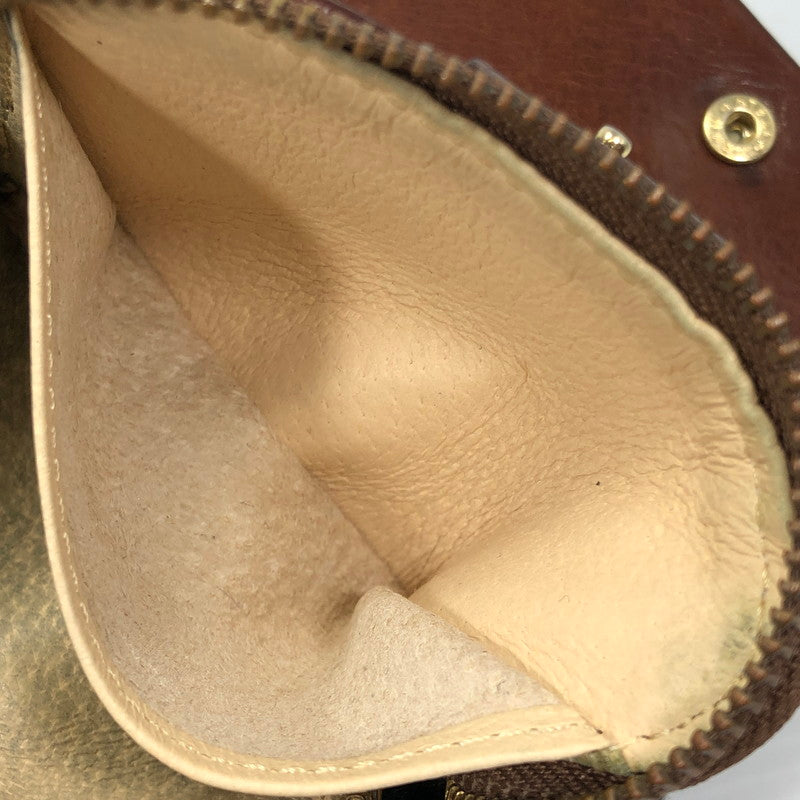 【中古品】【メンズ】 PORTER ポーター SOAK WALLET BROWN 101-06054 ソーク ウォレット ブラウン 二つ折り財布 200-261028-rt-06-tagh カラー：ブラウン 万代Net店