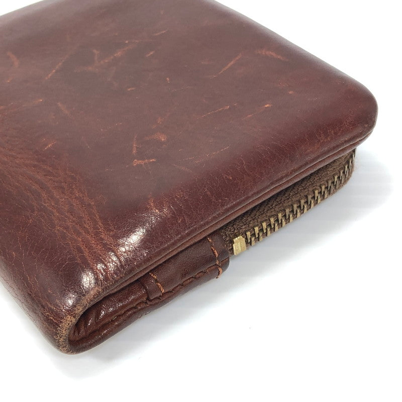 【中古品】【メンズ】 PORTER ポーター SOAK WALLET BROWN 101-06054 ソーク ウォレット ブラウン 二つ折り財布 200-261028-rt-06-tagh カラー：ブラウン 万代Net店