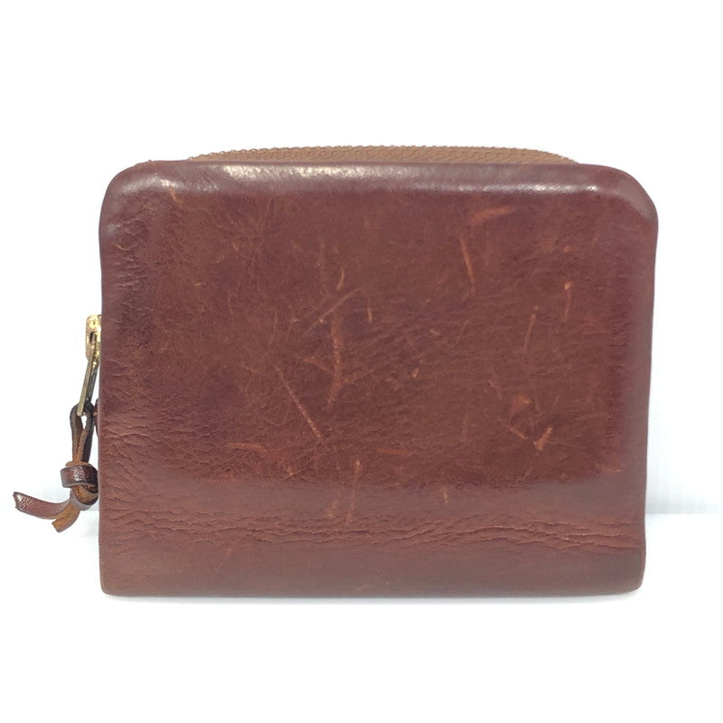 【中古品】【メンズ】 PORTER ポーター SOAK WALLET BROWN 101-06054 ソーク ウォレット ブラウン 二つ折り財布 200-261028-rt-06-tagh カラー：ブラウン 万代Net店