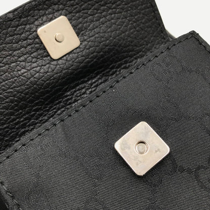 【現状渡し品】【レディース】 GUCCI グッチ GG CANVAS ABBEY D-RING POCKET HANDBAG 268639 213317 GG キャンバス アビー Dリング ハンドバッグ カバン 180-261019-na-08-tagh カラー：ブラック 万代Net店