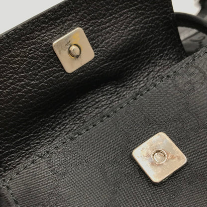 【現状渡し品】【レディース】 GUCCI グッチ GG CANVAS ABBEY D-RING POCKET HANDBAG 268639 213317 GG キャンバス アビー Dリング ハンドバッグ カバン 180-261019-na-08-tagh カラー：ブラック 万代Net店