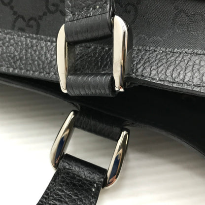 【現状渡し品】【レディース】 GUCCI グッチ GG CANVAS ABBEY D-RING POCKET HANDBAG 268639 213317 GG キャンバス アビー Dリング ハンドバッグ カバン 180-261019-na-08-tagh カラー：ブラック 万代Net店