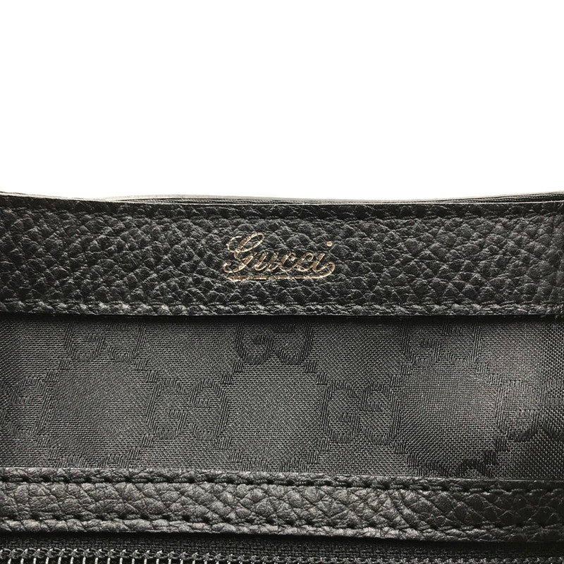 【現状渡し品】【レディース】 GUCCI グッチ GG CANVAS ABBEY D-RING POCKET HANDBAG 268639 213317 GG キャンバス アビー Dリング ハンドバッグ カバン 180-261019-na-08-tagh カラー：ブラック 万代Net店