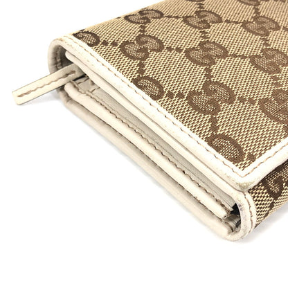 【中古品】【メンズ】 GUCCI グッチ INTERLOCKING GG CANVAS LONG WALLET 204836 478442 インターロッキング GG キャンバス ロング ウォレット 財布 181-261028-rt-04-tagh カラー：ブラウン 万代Net店