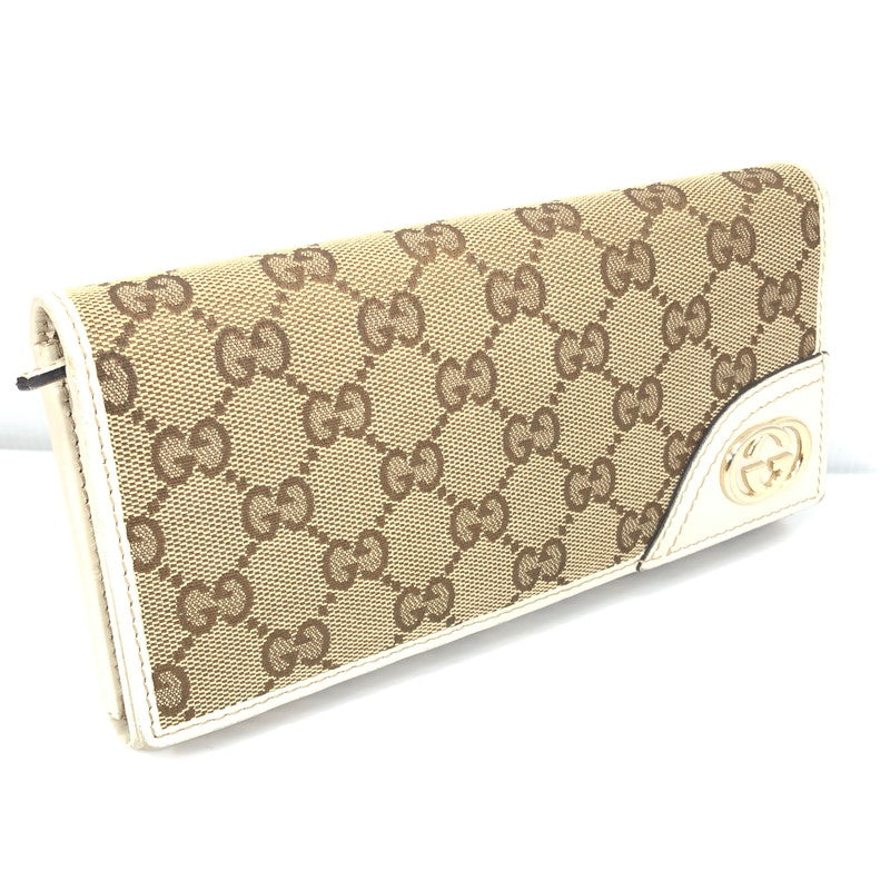 【中古品】【メンズ】 GUCCI グッチ INTERLOCKING GG CANVAS LONG WALLET 204836 478442 インターロッキング GG キャンバス ロング ウォレット 財布 181-261028-rt-04-tagh カラー：ブラウン 万代Net店
