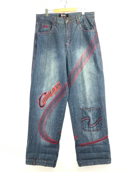 【中古品】【メンズ】 UNK DENIM アンク デニム CAVALIERS BAGGY DENIM PANTS キャバリアーズ バギー デニム パンツ ボトムス 157-261023-ty-01-tagh サイズ：38 カラー：インディゴ 万代Net店
