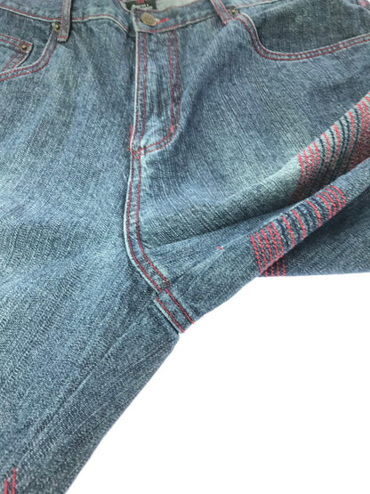 【中古品】【メンズ】 UNK DENIM アンク デニム CAVALIERS BAGGY DENIM PANTS キャバリアーズ バギー デニム パンツ ボトムス 157-261023-ty-01-tagh サイズ：38 カラー：インディゴ 万代Net店