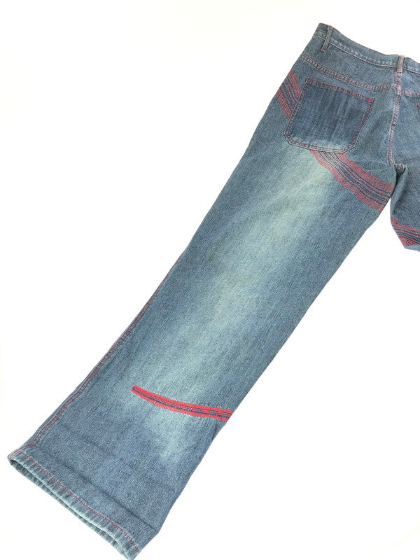 【中古品】【メンズ】 UNK DENIM アンク デニム CAVALIERS BAGGY DENIM PANTS キャバリアーズ バギー デニム パンツ ボトムス 157-261023-ty-01-tagh サイズ：38 カラー：インディゴ 万代Net店