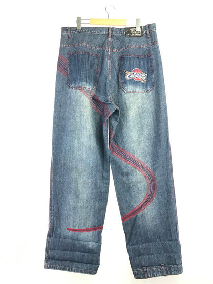 【中古品】【メンズ】 UNK DENIM アンク デニム CAVALIERS BAGGY DENIM PANTS キャバリアーズ バギー デニム パンツ ボトムス 157-261023-ty-01-tagh サイズ：38 カラー：インディゴ 万代Net店