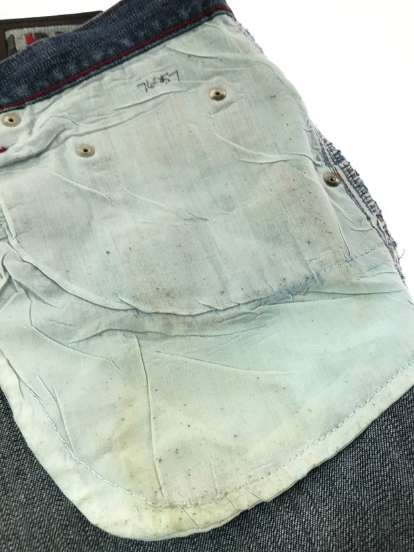 【中古品】【メンズ】 UNK DENIM アンク デニム CAVALIERS BAGGY DENIM PANTS キャバリアーズ バギー デニム パンツ ボトムス 157-261023-ty-01-tagh サイズ：38 カラー：インディゴ 万代Net店