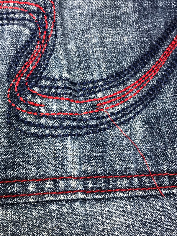 【中古品】【メンズ】 UNK DENIM アンク デニム CAVALIERS BAGGY DENIM PANTS キャバリアーズ バギー デニム パンツ ボトムス 157-261023-ty-01-tagh サイズ：38 カラー：インディゴ 万代Net店