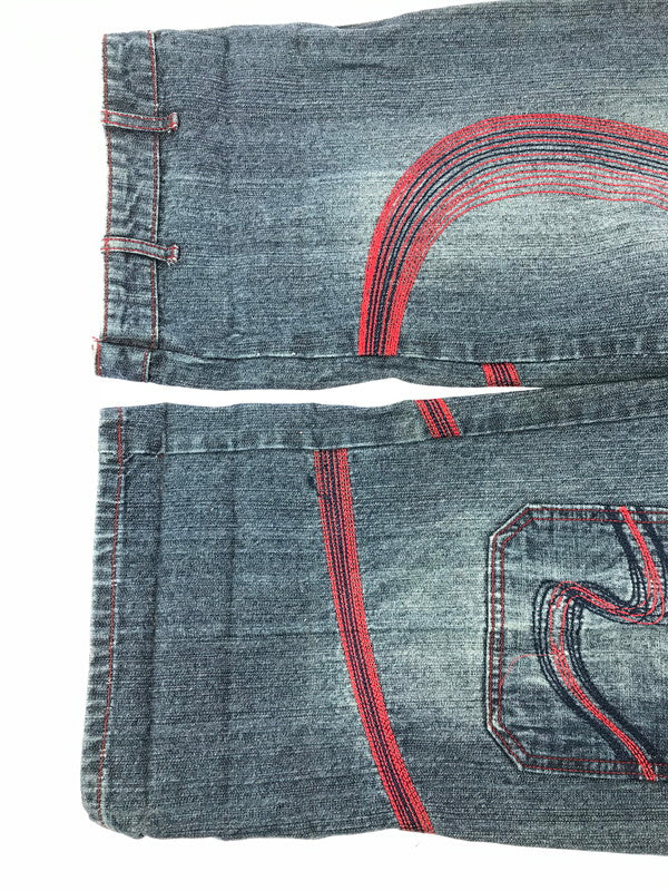 【中古品】【メンズ】 UNK DENIM アンク デニム CAVALIERS BAGGY DENIM PANTS キャバリアーズ バギー デニム パンツ ボトムス 157-261023-ty-01-tagh サイズ：38 カラー：インディゴ 万代Net店