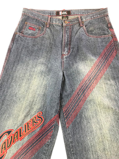 【中古品】【メンズ】 UNK DENIM アンク デニム CAVALIERS BAGGY DENIM PANTS キャバリアーズ バギー デニム パンツ ボトムス 157-261023-ty-01-tagh サイズ：38 カラー：インディゴ 万代Net店