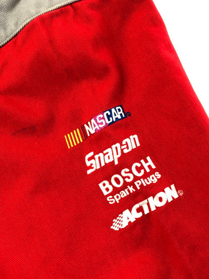 【中古品】【メンズ】 COORS LIGHT クアーズ ライト NASCAR 90'S RACING JACKET ナスカー 90年代 レーシング ジャケット アウター 146-261020-ty-18-tagh サイズ：XXL カラー：グレー/レッド 万代Net店