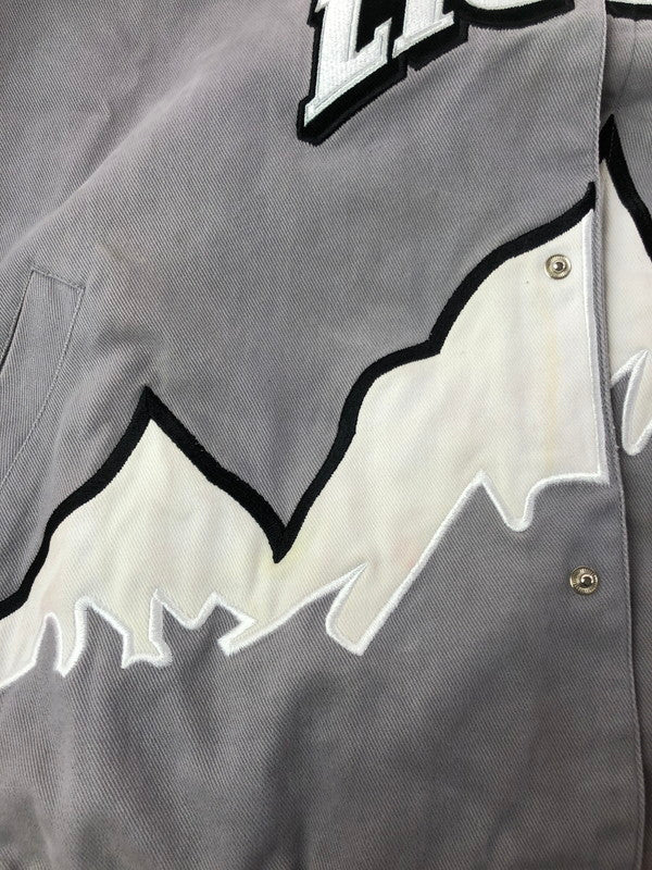 【中古品】【メンズ】 COORS LIGHT クアーズ ライト NASCAR 90'S RACING JACKET ナスカー 90年代 レーシング ジャケット アウター 146-261020-ty-18-tagh サイズ：XXL カラー：グレー/レッド 万代Net店