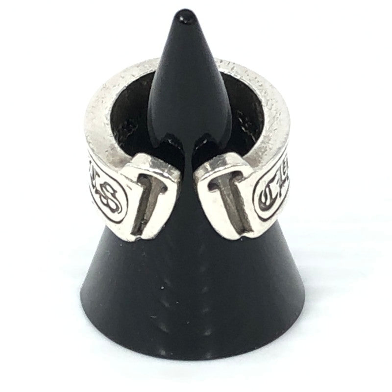 【中古品】【メンズ】 CHROME HEARTS クロムハーツ SV925 LG SCROLL LABEL RING ラージ スクロール ラベル リング 指輪 アクセサリー 190-261028-rt-14-tagh カラー：シルバー 万代Net店