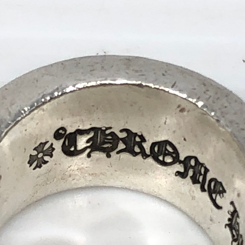 【中古品】【メンズ】 CHROME HEARTS クロムハーツ SV925 LG SCROLL LABEL RING ラージ スクロール ラベル リング 指輪 アクセサリー 190-261028-rt-14-tagh カラー：シルバー 万代Net店