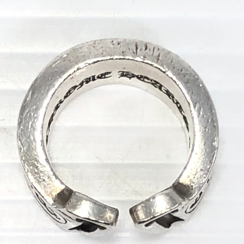 【中古品】【メンズ】 CHROME HEARTS クロムハーツ SV925 LG SCROLL LABEL RING ラージ スクロール ラベル リング 指輪 アクセサリー 190-261028-rt-14-tagh カラー：シルバー 万代Net店