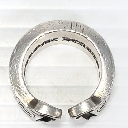【中古品】【メンズ】 CHROME HEARTS クロムハーツ SV925 LG SCROLL LABEL RING ラージ スクロール ラベル リング 指輪 アクセサリー 190-261028-rt-14-tagh カラー：シルバー 万代Net店
