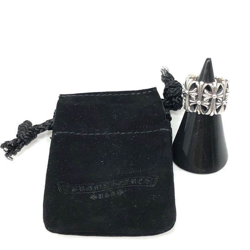 【中古品】【メンズ】 CHROME HEARTS クロムハーツ SV925 CEMETERY CRS セメタリークロスリング 指輪 アクセサリー 190-261028-rt-12-tagh カラー：シルバー 万代Net店