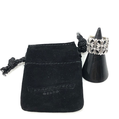 【中古品】【メンズ】 CHROME HEARTS クロムハーツ SV925 CEMETERY CRS セメタリークロスリング 指輪 アクセサリー 190-261028-rt-12-tagh カラー：シルバー 万代Net店