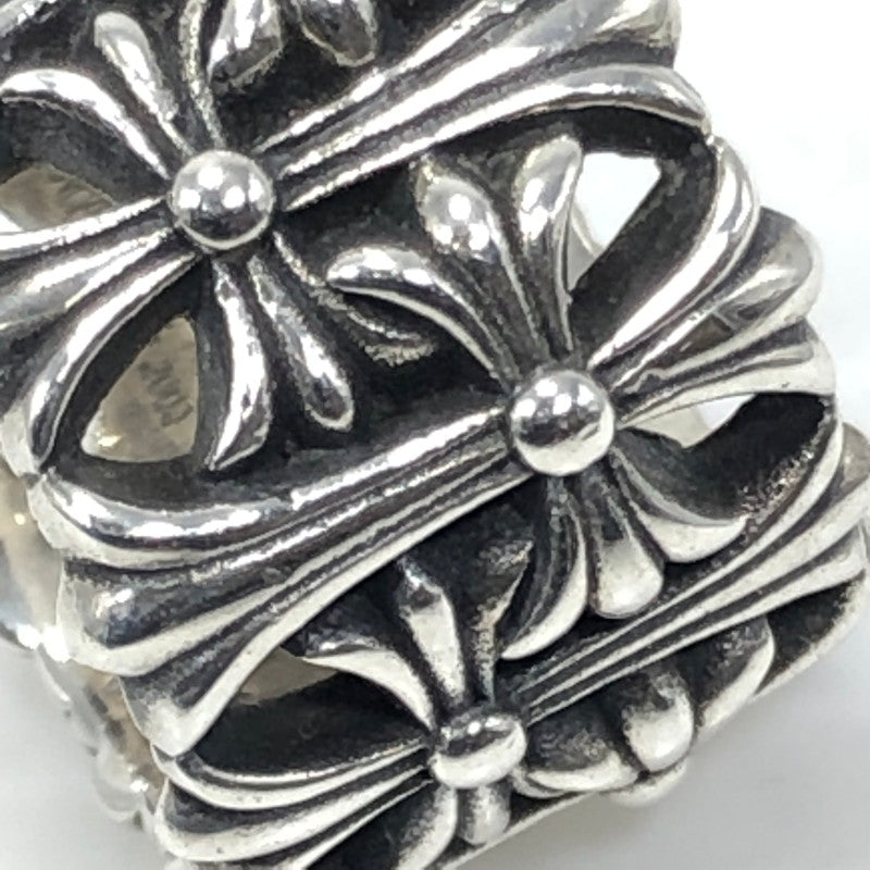 【中古品】【メンズ】 CHROME HEARTS クロムハーツ SV925 CEMETERY CRS セメタリークロスリング 指輪 アクセサリー 190-261028-rt-12-tagh カラー：シルバー 万代Net店