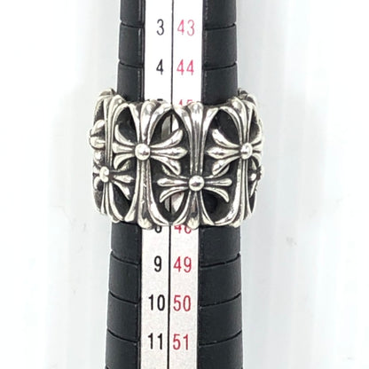 【中古品】【メンズ】 CHROME HEARTS クロムハーツ SV925 CEMETERY CRS セメタリークロスリング 指輪 アクセサリー 190-261028-rt-12-tagh カラー：シルバー 万代Net店