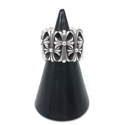 【中古品】【メンズ】 CHROME HEARTS クロムハーツ SV925 CEMETERY CRS セメタリークロスリング 指輪 アクセサリー 190-261028-rt-12-tagh カラー：シルバー 万代Net店