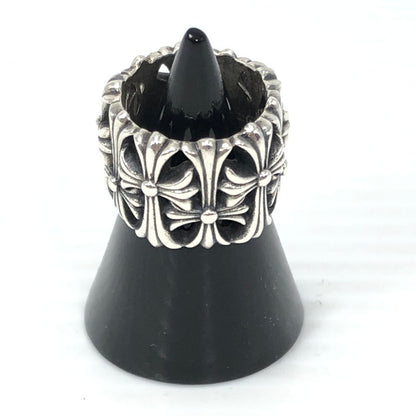 【中古品】【メンズ】 CHROME HEARTS クロムハーツ SV925 CEMETERY CRS セメタリークロスリング 指輪 アクセサリー 190-261028-rt-12-tagh カラー：シルバー 万代Net店