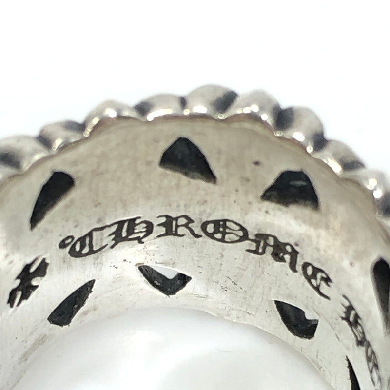 【中古品】【メンズ】 CHROME HEARTS クロムハーツ SV925 CEMETERY CRS セメタリークロスリング 指輪 アクセサリー 190-261028-rt-12-tagh カラー：シルバー 万代Net店