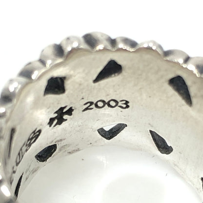 【中古品】【メンズ】 CHROME HEARTS クロムハーツ SV925 CEMETERY CRS セメタリークロスリング 指輪 アクセサリー 190-261028-rt-12-tagh カラー：シルバー 万代Net店