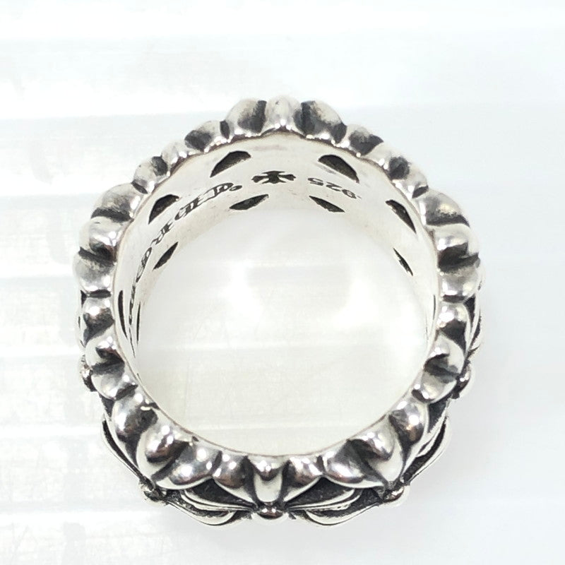 【中古品】【メンズ】 CHROME HEARTS クロムハーツ SV925 CEMETERY CRS セメタリークロスリング 指輪 アクセサリー 190-261028-rt-12-tagh カラー：シルバー 万代Net店