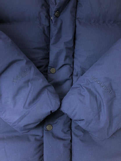【中古品】【メンズ】 WOOLRICH ウールリッチ GTX LIGHT PUFFY DOWN PARKA WJOU0047R ゴアテックス ライト パフィー ダウン パーカ ダウンジャケット アウター 144-261020-ty-07-tagh サイズ：M カラー：ネイビー 万代Net店