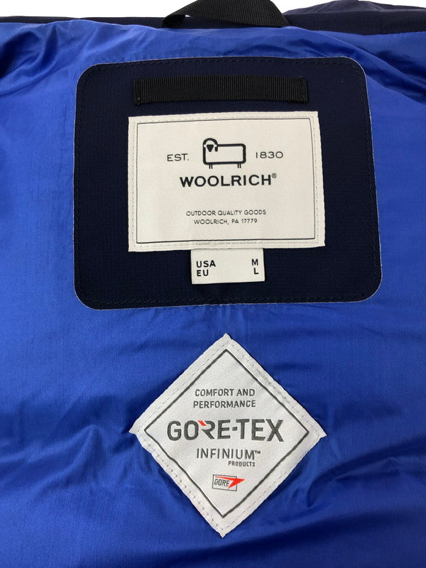 【中古品】【メンズ】 WOOLRICH ウールリッチ GTX LIGHT PUFFY DOWN PARKA WJOU0047R ゴアテックス ライト パフィー ダウン パーカ ダウンジャケット アウター 144-261020-ty-07-tagh サイズ：M カラー：ネイビー 万代Net店